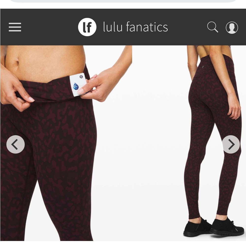 Lululemon High Rise Align 28” Tight Sz 2 Formation Camo Dark Abode Full Length